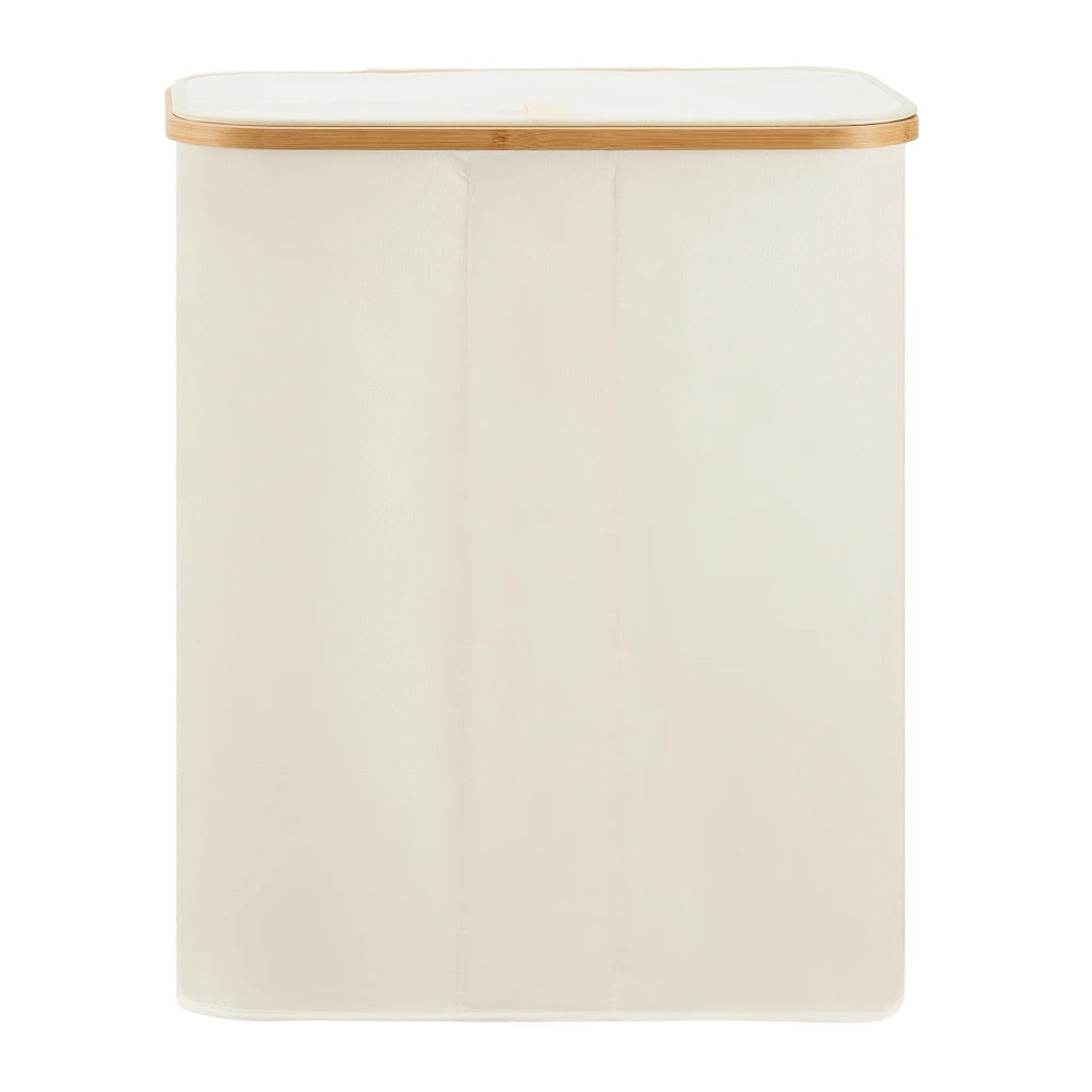 Cesto portabiancheria 69 x 57 x 37 cm beige 03_0008010
