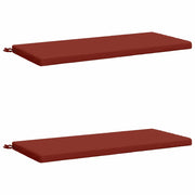 Cuscini per Panchina a 2 Pezzi SOEST 2 pz 100% Poliestere Rosso 949329