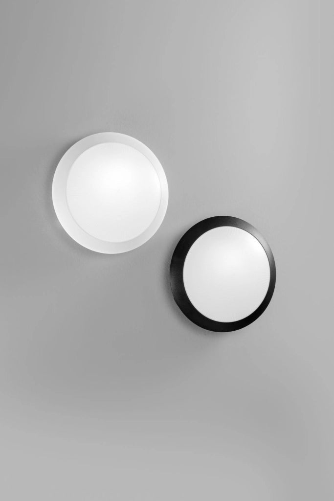 PLAFONIERA ALYCE BIANCA IN PLASTICA ANTI UV ANTINCENDIO CON ALLOGGIO PER SENSORE NON INCLUSO IP65 ?330X90MM 1 LUCE ATTACCO E27