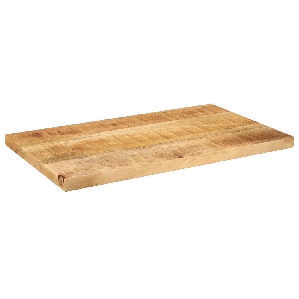 Piano per Tavolo 60x30x3,8cm Rettangolare Legno di Mango Grezzo 371369