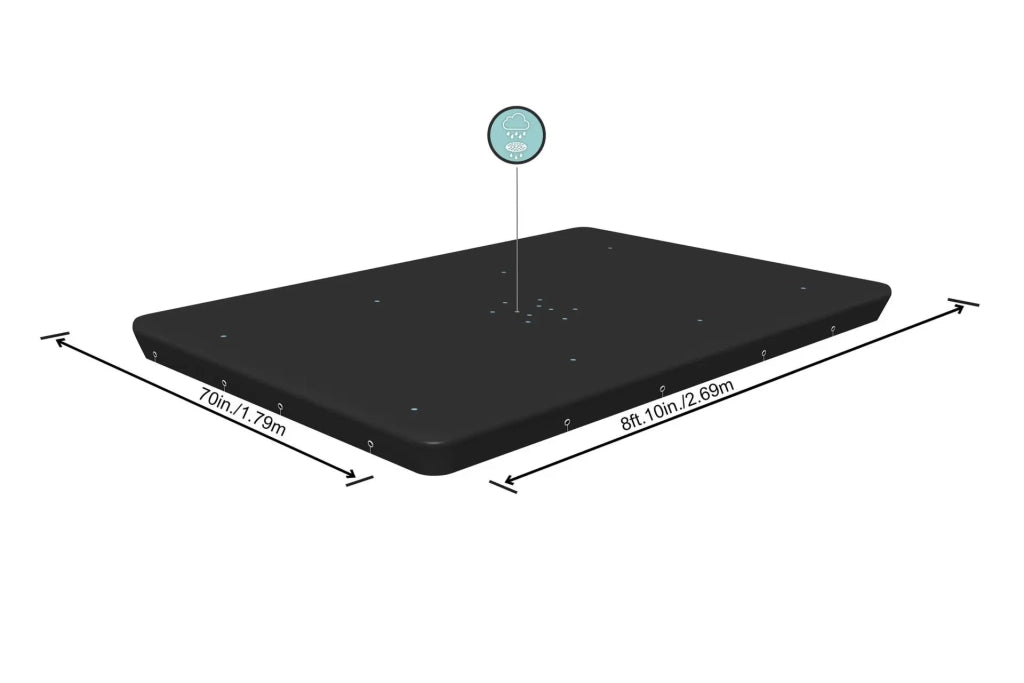 TOP COPERTURA PISCINA C/TEL.CM.282X196- BESTWAY- 1,0 pz