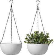 Set di vasi in plastica per fiori da 2 con sistema di irrigazione per interni ed esterni decorazione per casa e ufficio