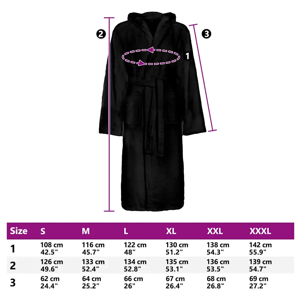 vidaXL Accappatoio KINN xl Cotone