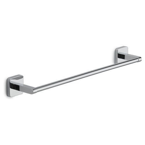 Gedy TO21 Tonga Porta Asciugamani da Parete 45 cm Acciaio Inox Fissaggio Viti o Adesivo Portata 7 Kg colore Cromo Lucido