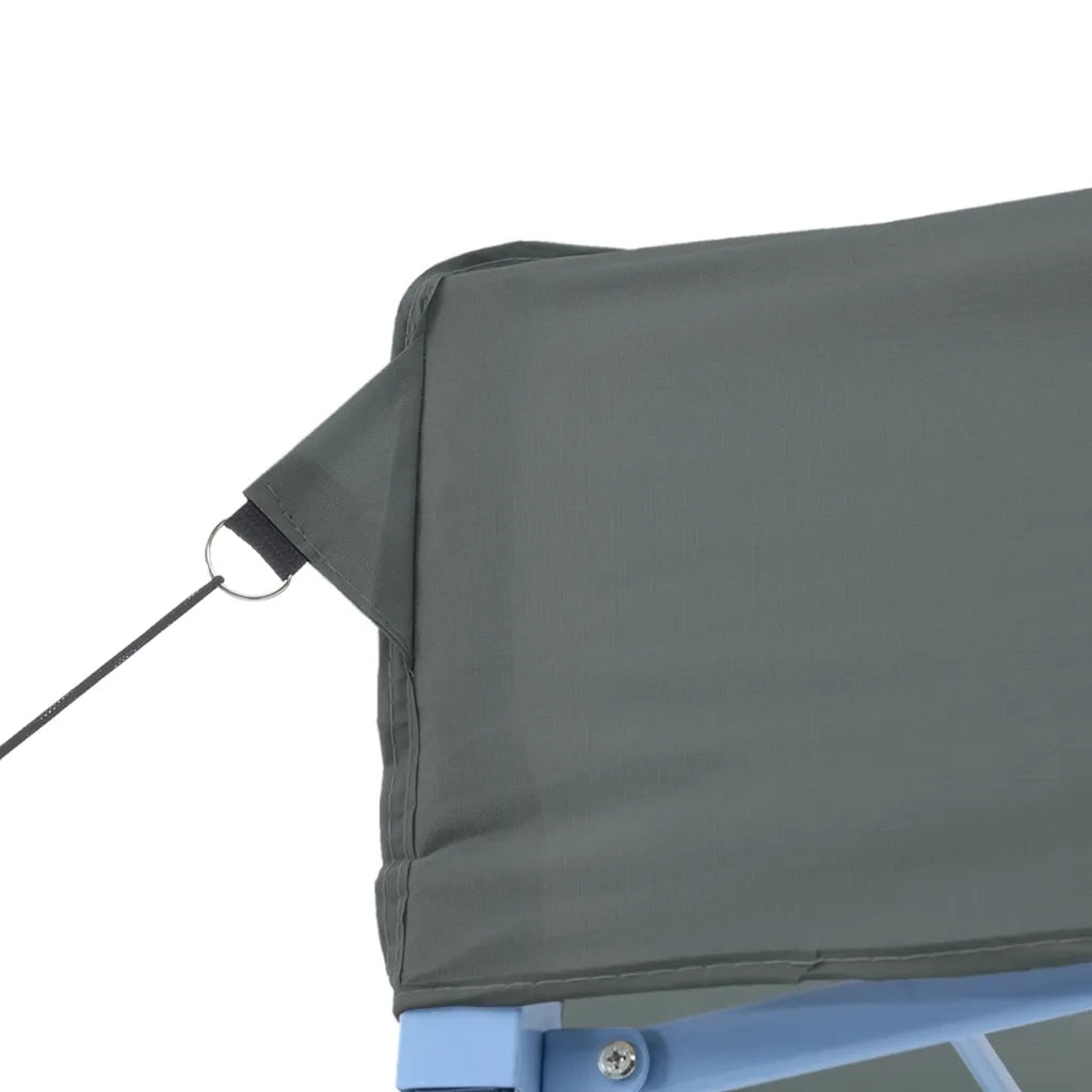 Gazebo Professionale Pieghevole 3x4m in Acciaio Antracite 48895