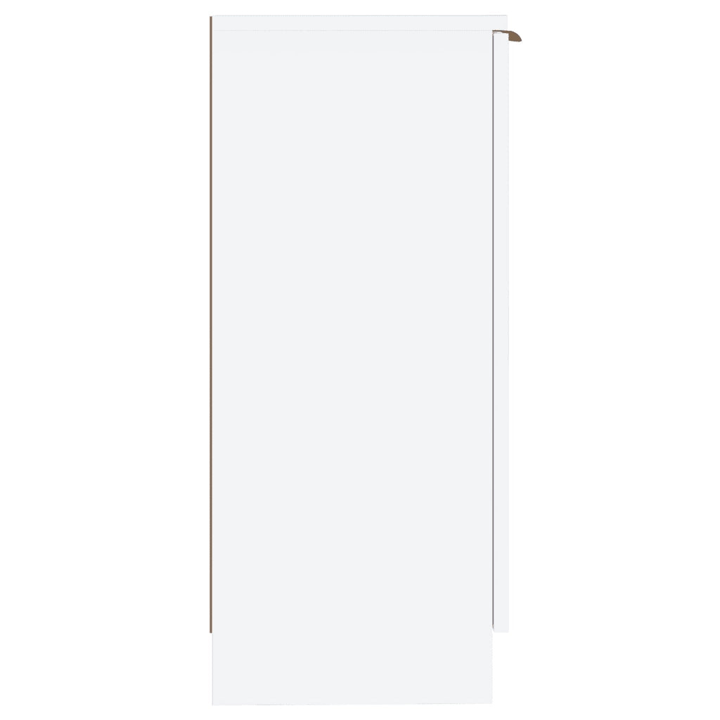 Credenza-Buffet-Armadio da cucina Bianca 30x30x70 cm in Legno Multistrato 116901
