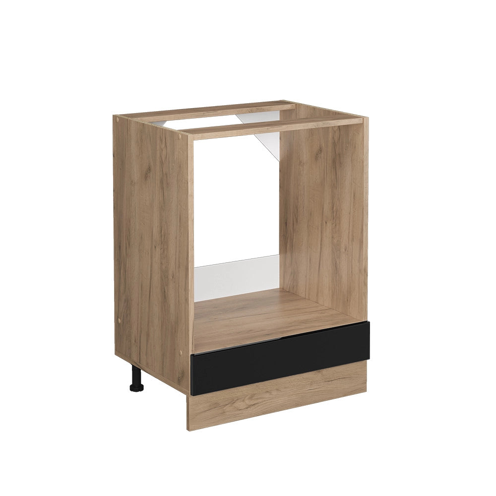 Vicco Mobile per forno da incasso Nero lucido 60 cm senza piano di lavoro