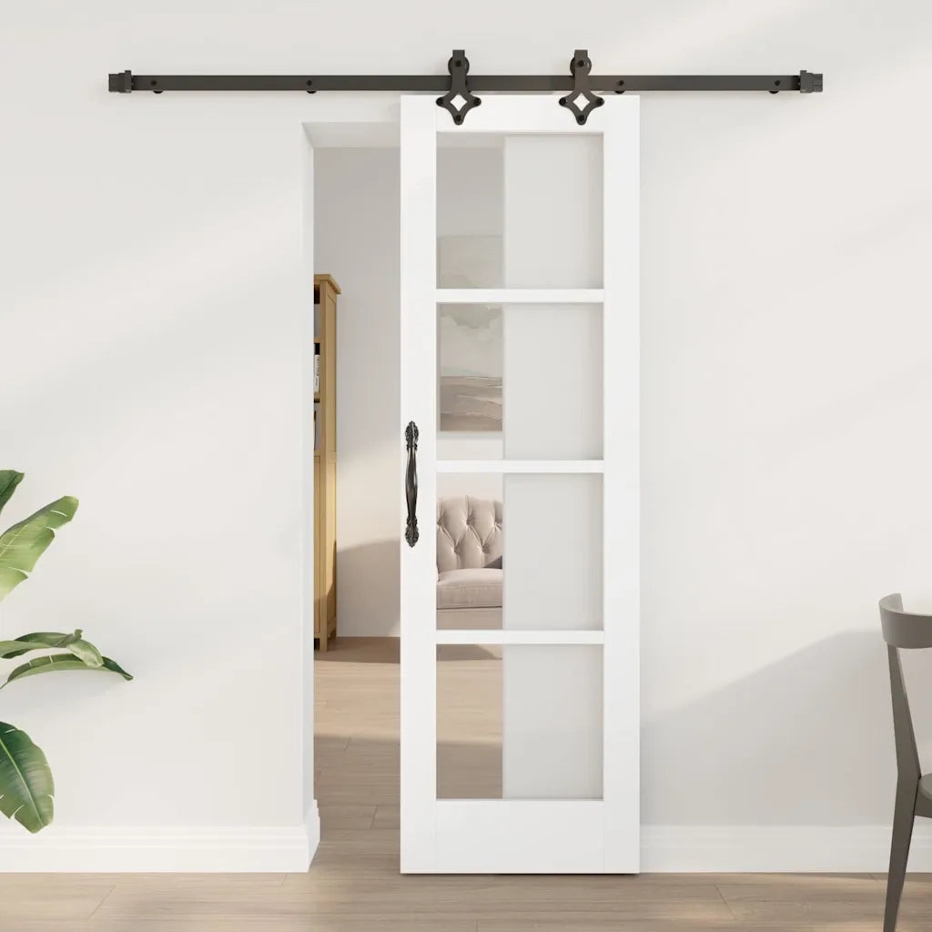 Porta scorrevole ORKDAL Bianco e Nero 61 x 198,5 cm 3332154