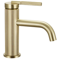 Rubinetto Da Lavabo Rea Serra Brush Gold Low