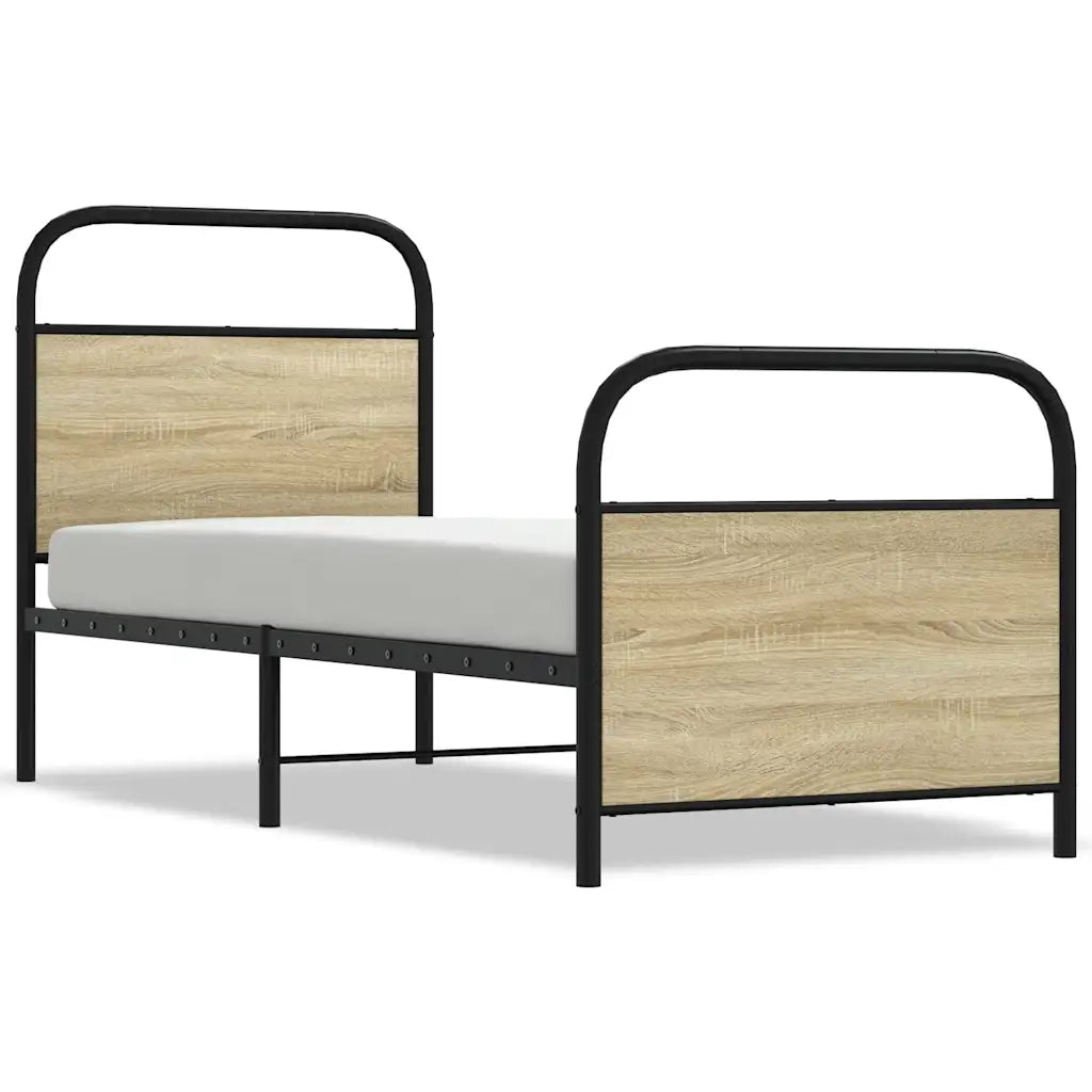 Giroletto senza Materasso Rovere Sonoma 75x190 cm in Truciolato 4100266