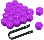 Wielmoerkap 17 mm - 20 pezzi - Inclusa chiave di svincolo - Plastica - Universale - Disegno a dente di sega - Wielmoerkappen