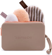 Set di trucco riciclabile in materiale naturale - toner e strisce esfolianti - lavabile - set di viaggio e regalo per donne e adulti.