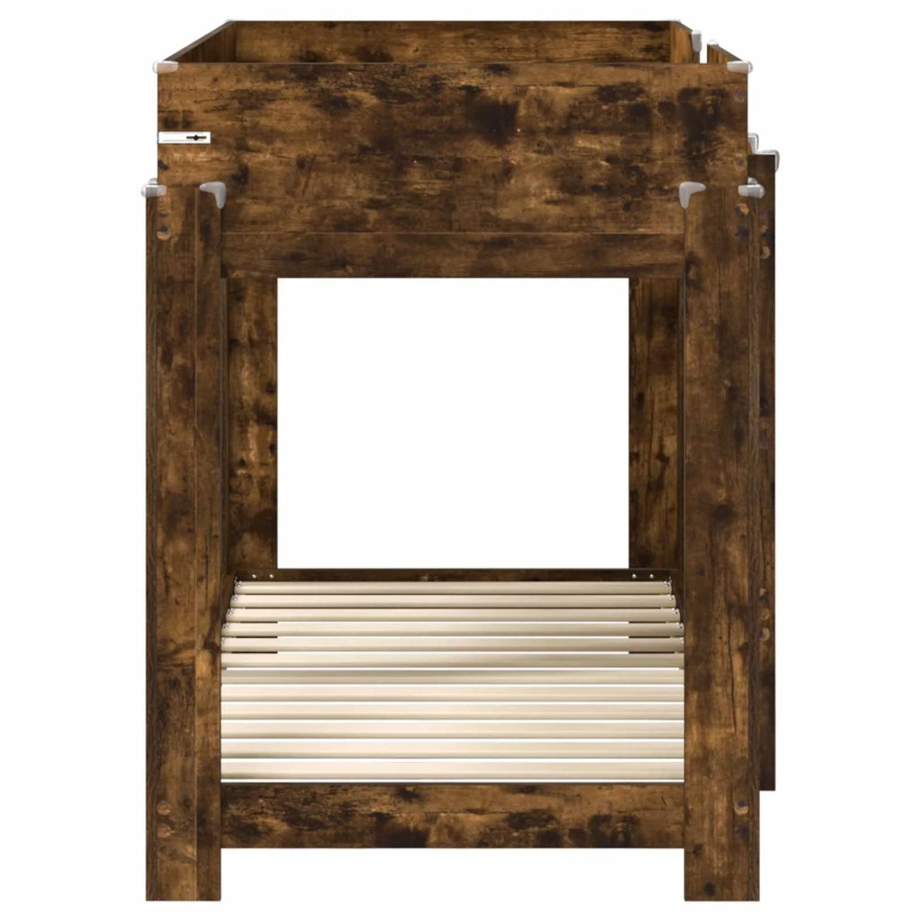 Letto a Castello per Bambini | Letto Infantile | Lettino Rovere fum¨¦ 80 x 160 cm
