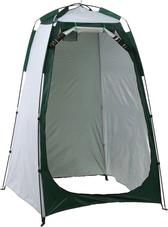 Ombrellone portatile per doccia esterna - bagno all'aperto - protezione dal sole e dalla pioggia - tenda con finestra per privacy - per campeggio e outdoor - bagno esterno con finestra - modello verde