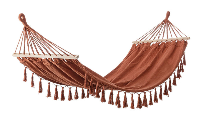 Amaca da Giardino 200x100 cm in Poli-Cotone Juan Terracotta