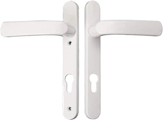 Maniglia PVC Bianco Nero | Per Porte Esterne 92PZ | Installazione Facile