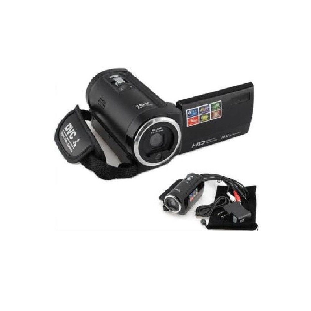 Trade Shop - Hdv-107 Videocamera Digitale Fotocamera Hd 720p 16mp Dvr 2,7 ' Tft Schermo Lcd -