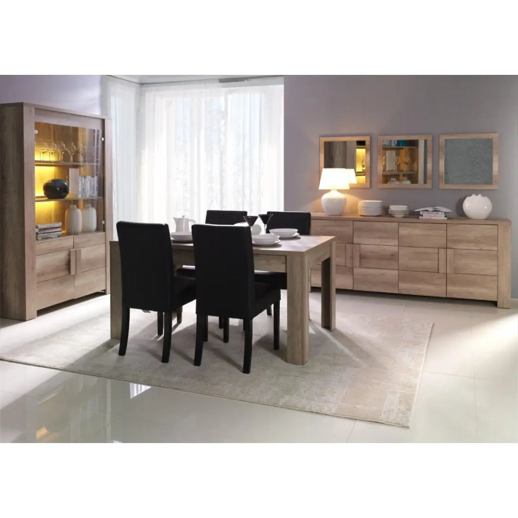 Grand buffet FARRA – 4 porte – Rovere Dab Canyon – 216 x 85 x 47 cm