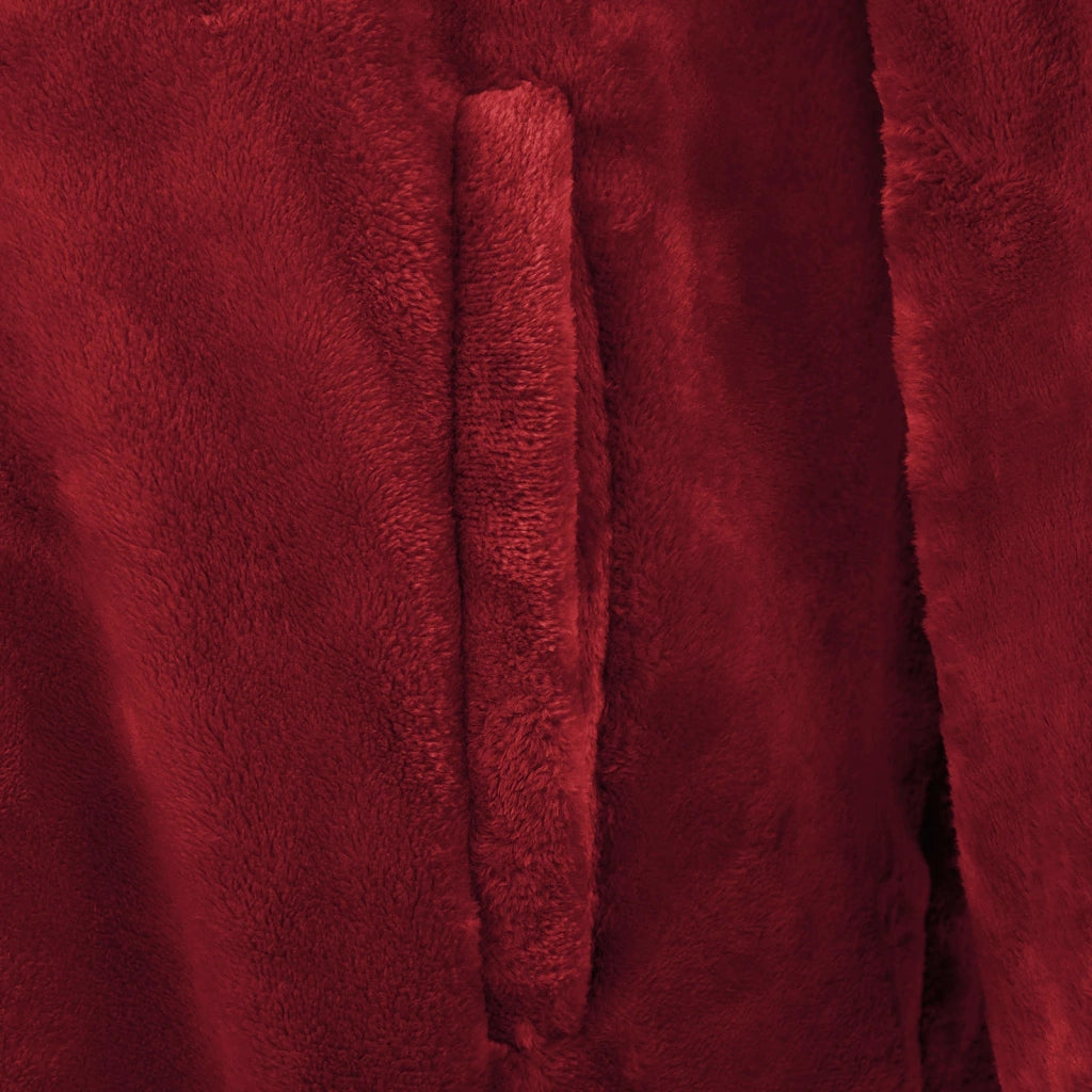 Felpa coperta Rosso Bordeaux l Flanella CFW1357759