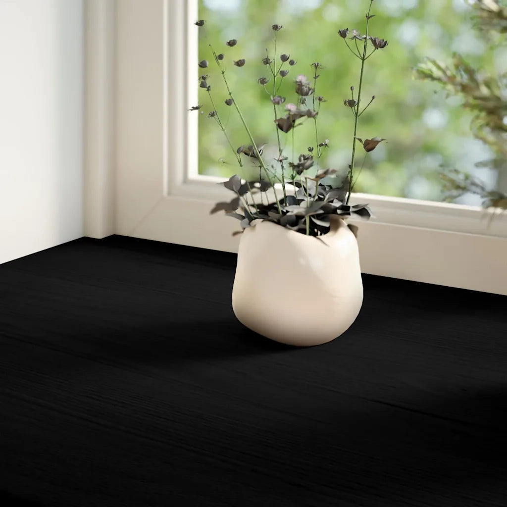 Davanzali 2 pz Marrone Scuro 90x25x2 cm Legno Massello Rovere CFW1614198