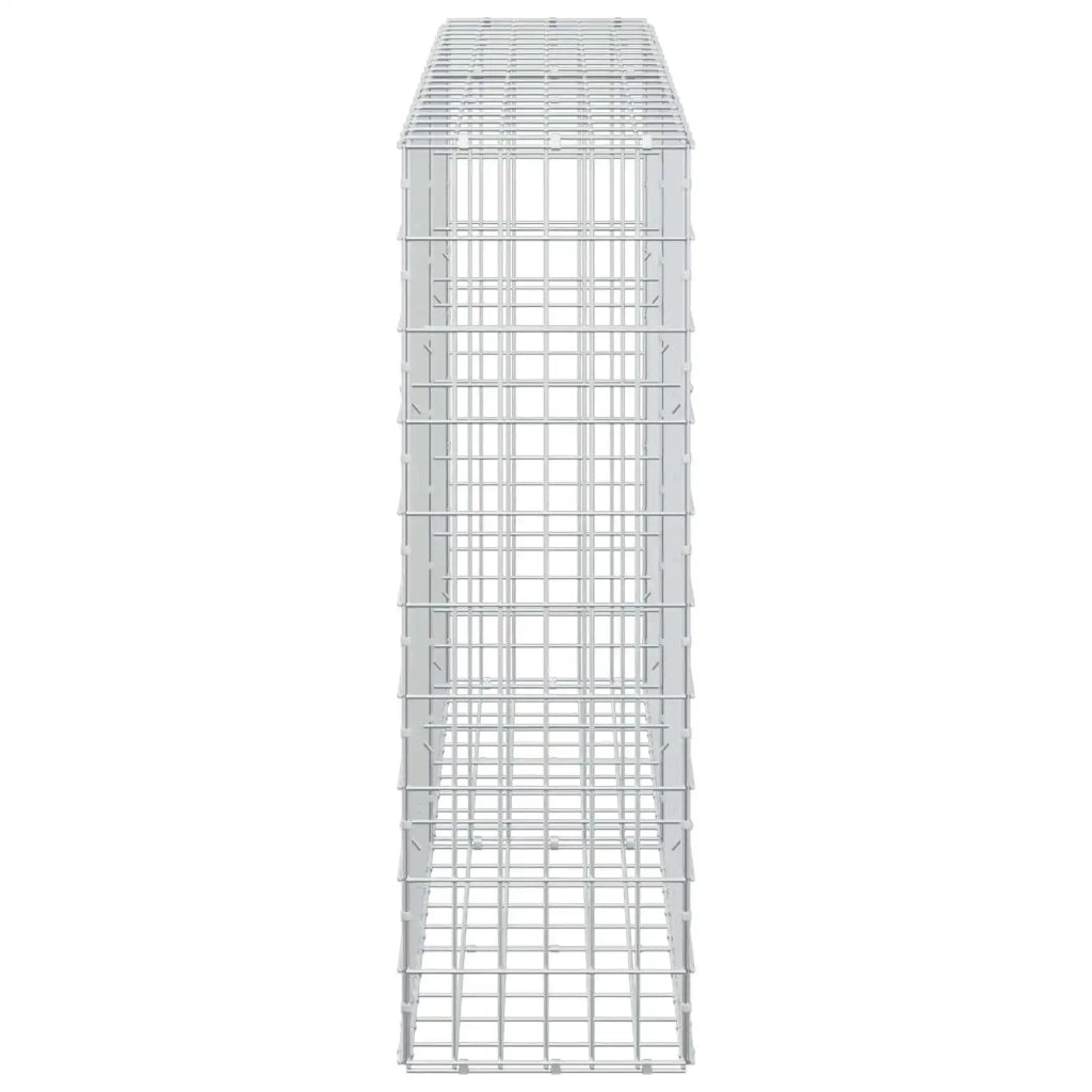 Gabione con Filo da 5 mm e Rete da 5x10 cm 200x30x100 cm 3464638
