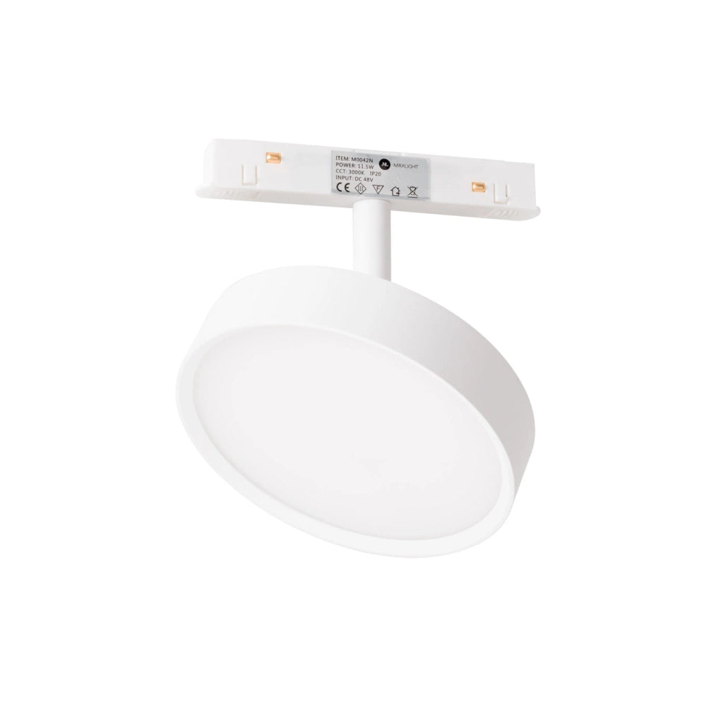 Faretto magnetico Zigbee bianco 12W 855lm CCT Maxlight