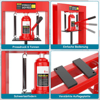Pressa idraulica da officina 6t Pressa a telaio per cuscinetti