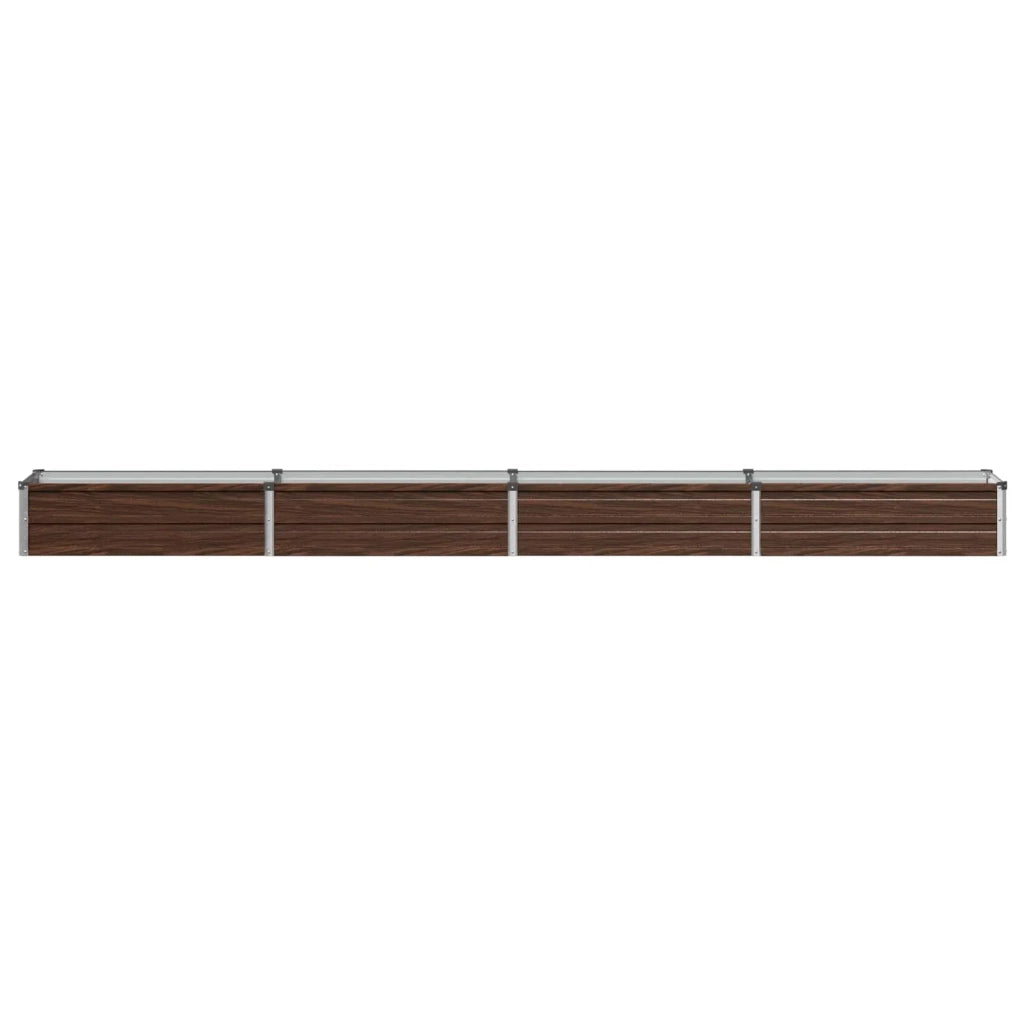 Letto rialzato da giardino Nero 320 x 40 x 24 cm 8006341