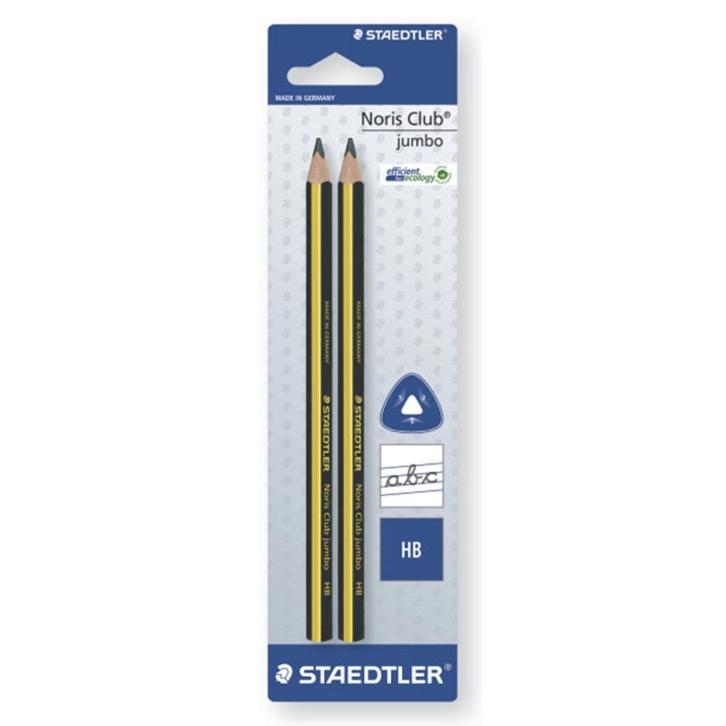 MATITA STAEDTLER JUMBO HB ALTA QUALITÀ 2 PZ