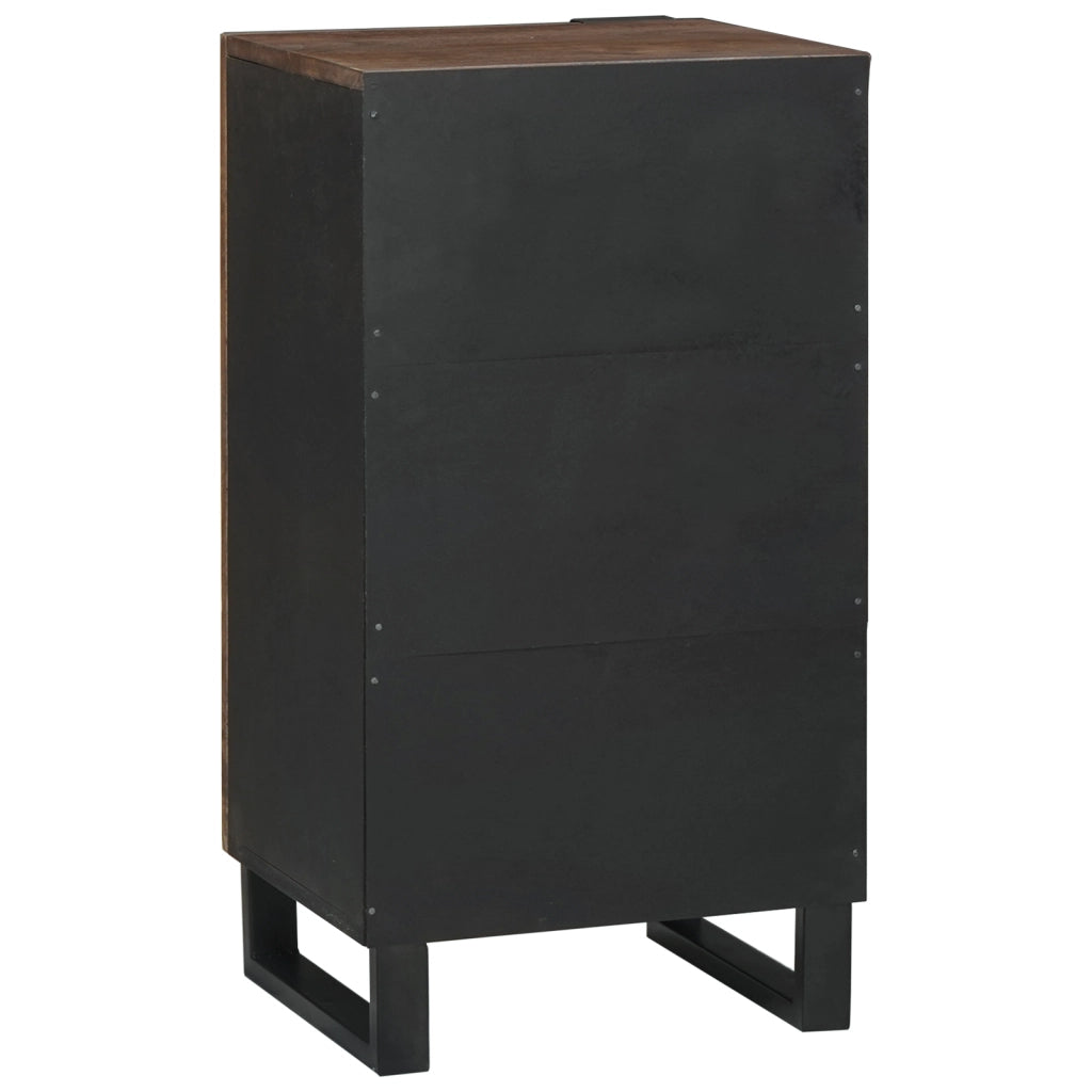 Sideboard 40x33.5x75 cm Legno Massello di Mango