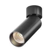 Maytoni Lampada da soffitto moderna FOCUS LED 1 luce LED integrato nero alluminio