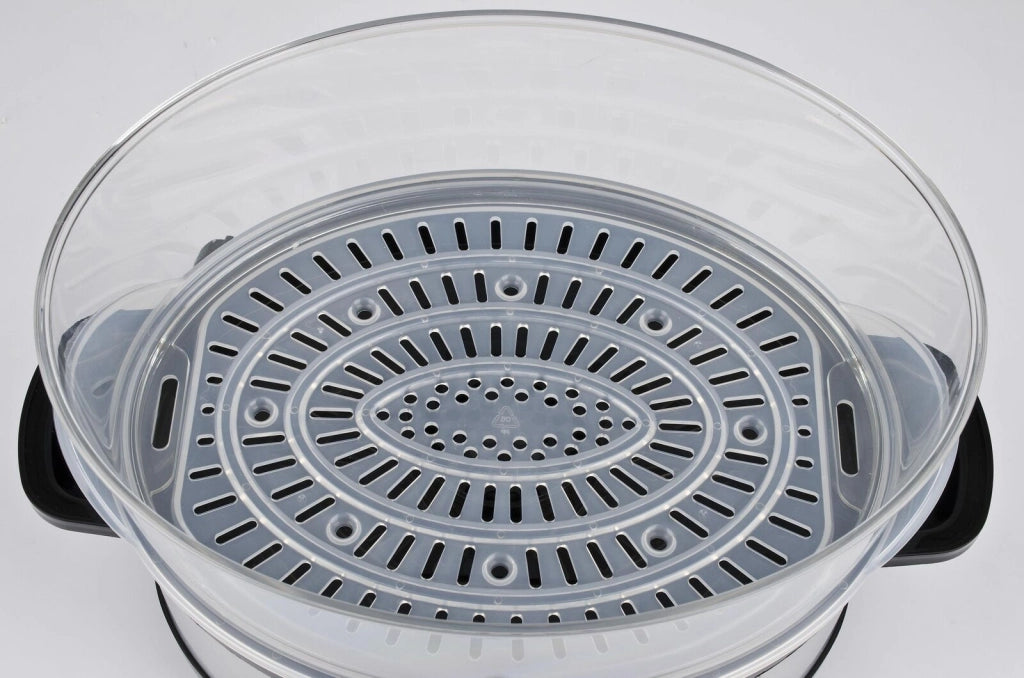 Girmi VP26 pentola a vapore 3 cestello/i Libera installazione 750 W Nero, Argento