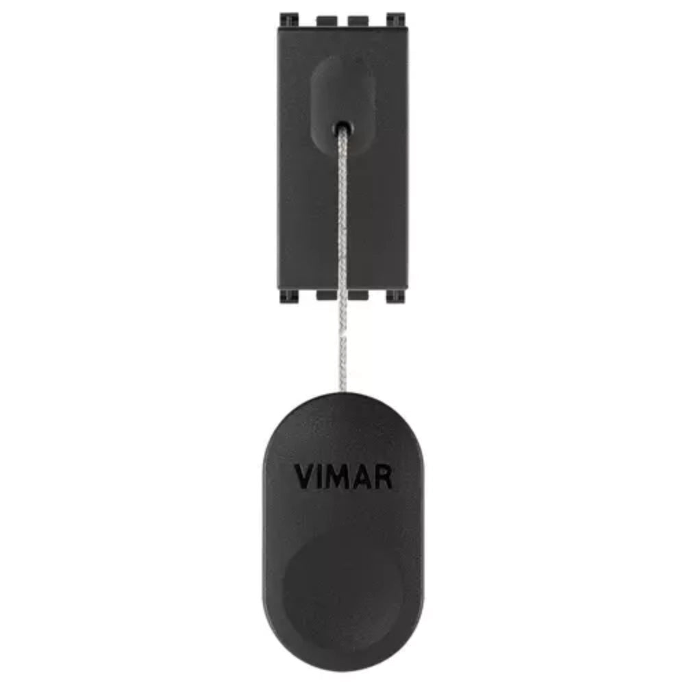 Vimar serie arkè 19052 pulsante 1p tirante con 1,5m cavo di trazione e manopola *** colore grigio, confezione 1
