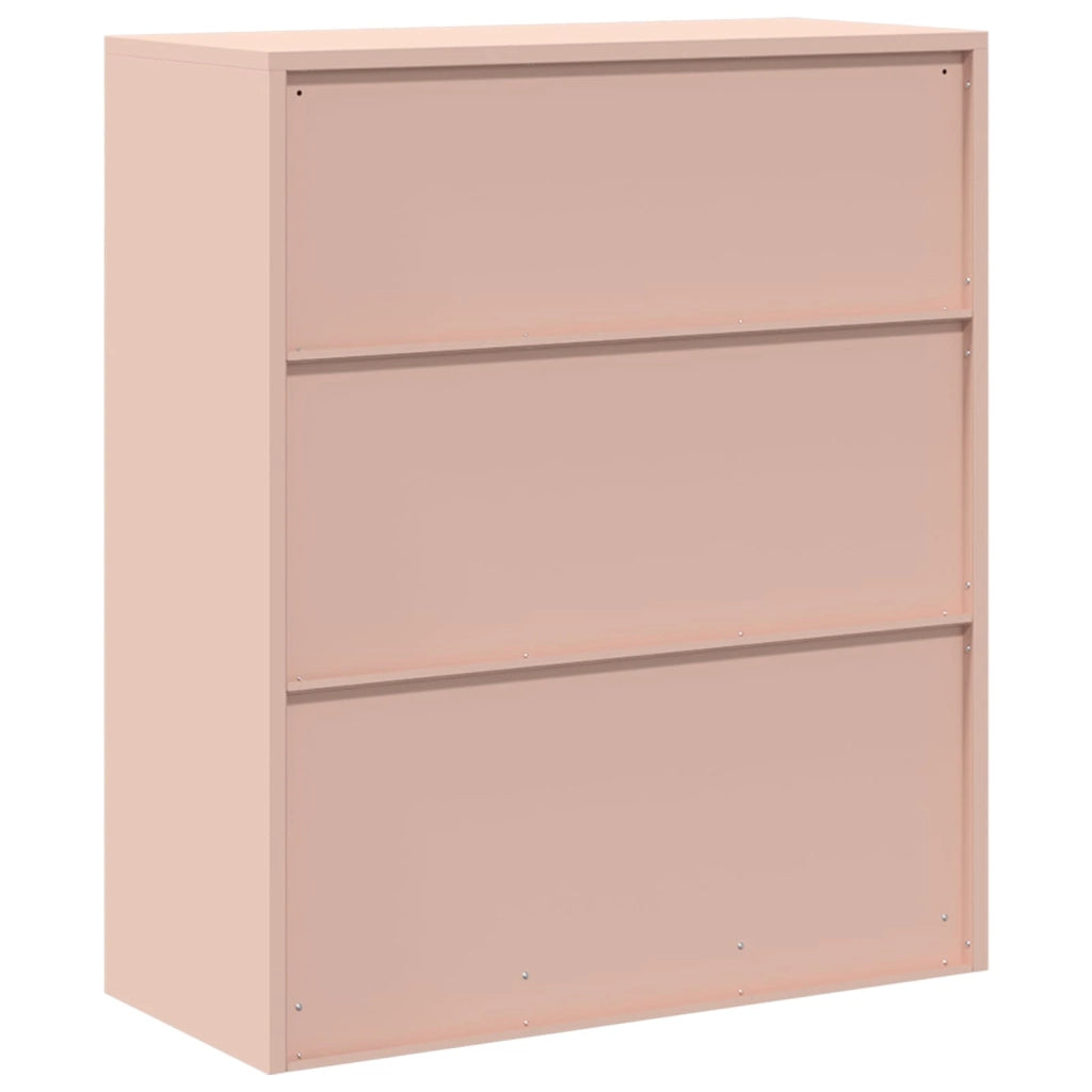 Armadio Rosa 90 x 40 x 105 cm Acciaio CFW5240350