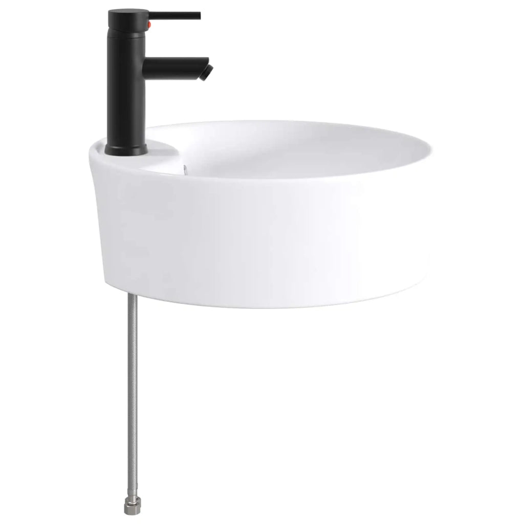 Lavabo da bagno Nero Opaco 40,5 x 40,5 x 15 cm Metallo
