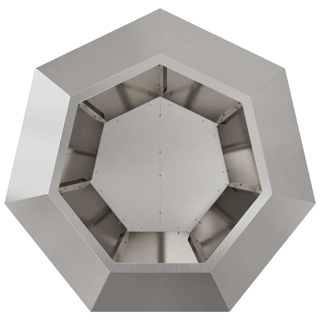 Fioriera Argento 75 x 75 x 60 cm Acciaio inossidabile