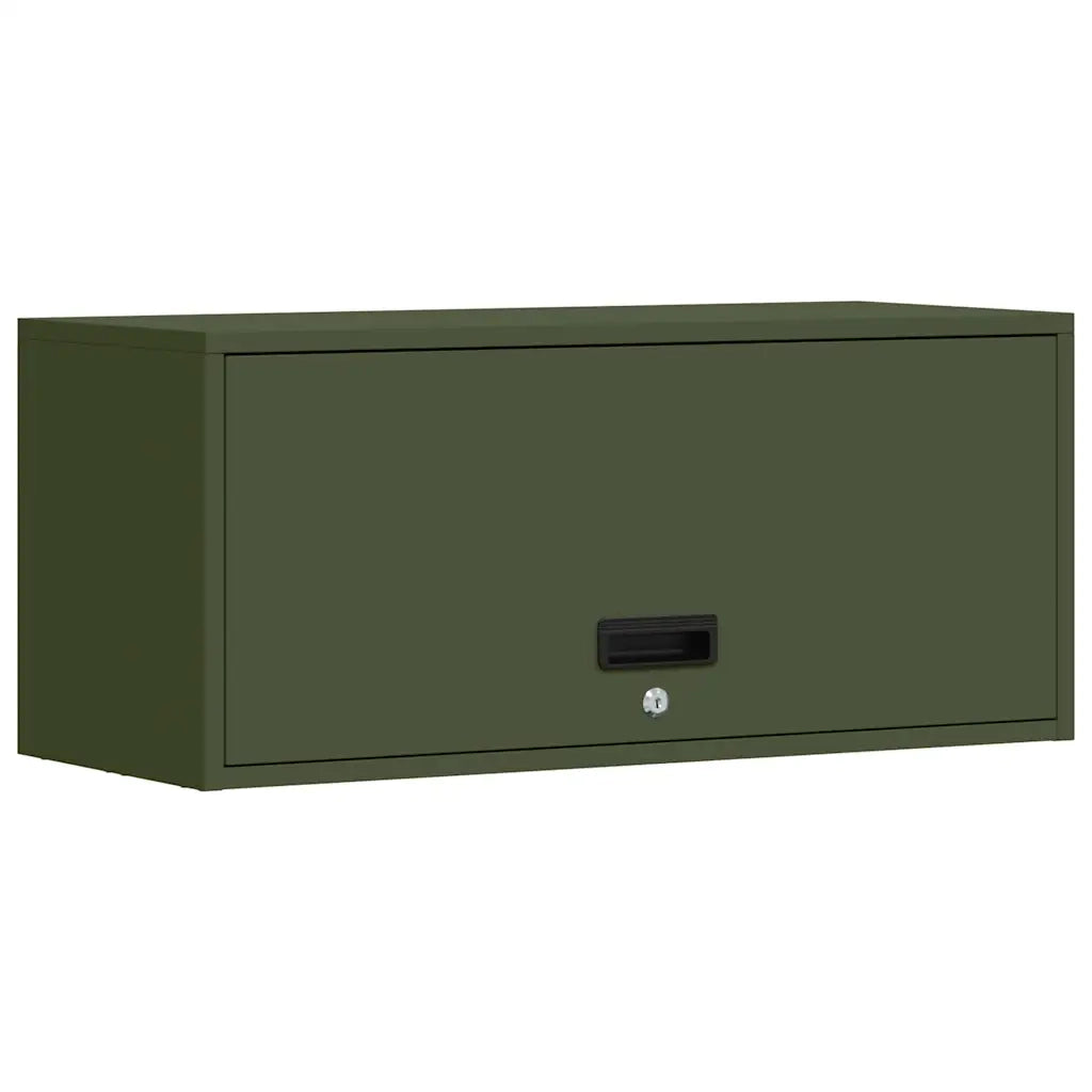 Armadio a muro per garage Oliver verde 80 x 33 x 35 cm 883279