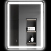 Specchio bagno LED 70x90 cm con touch, antiappannamento e IP44