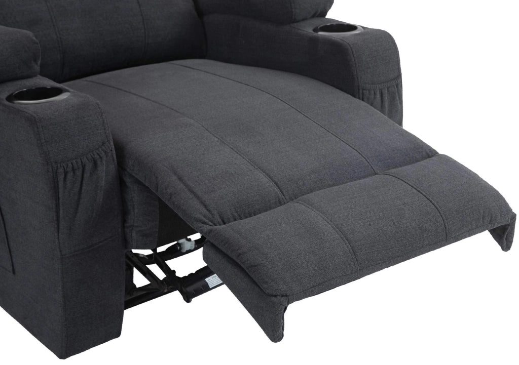 Sessel Hepler mit Massagefunktion Stoff