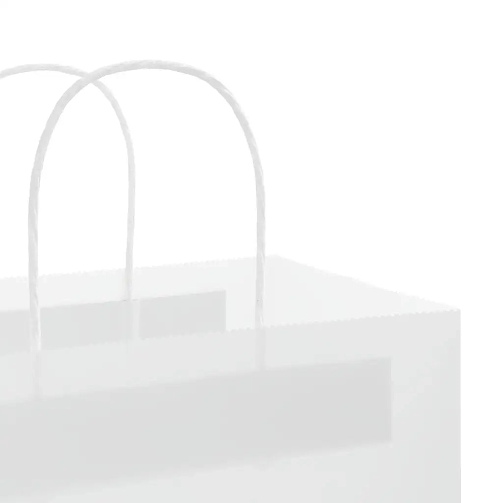 Sacchetti di Carta 250 pz con Manici Bianchi 54x15x49 cm CFW5627303