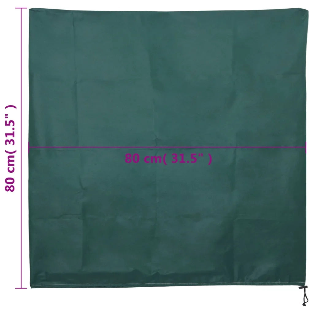 Coperture con Coulisse per Piante 4pz 70 g/m² 0,8x0,8 m 364883