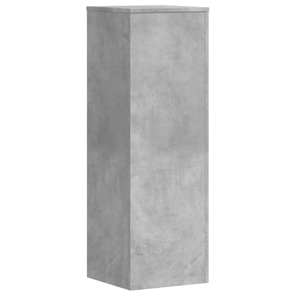 Portavasi mobiletto portafiori 33 x 33 x 100 cm legno ingegnerizzato grigio 02_0045144