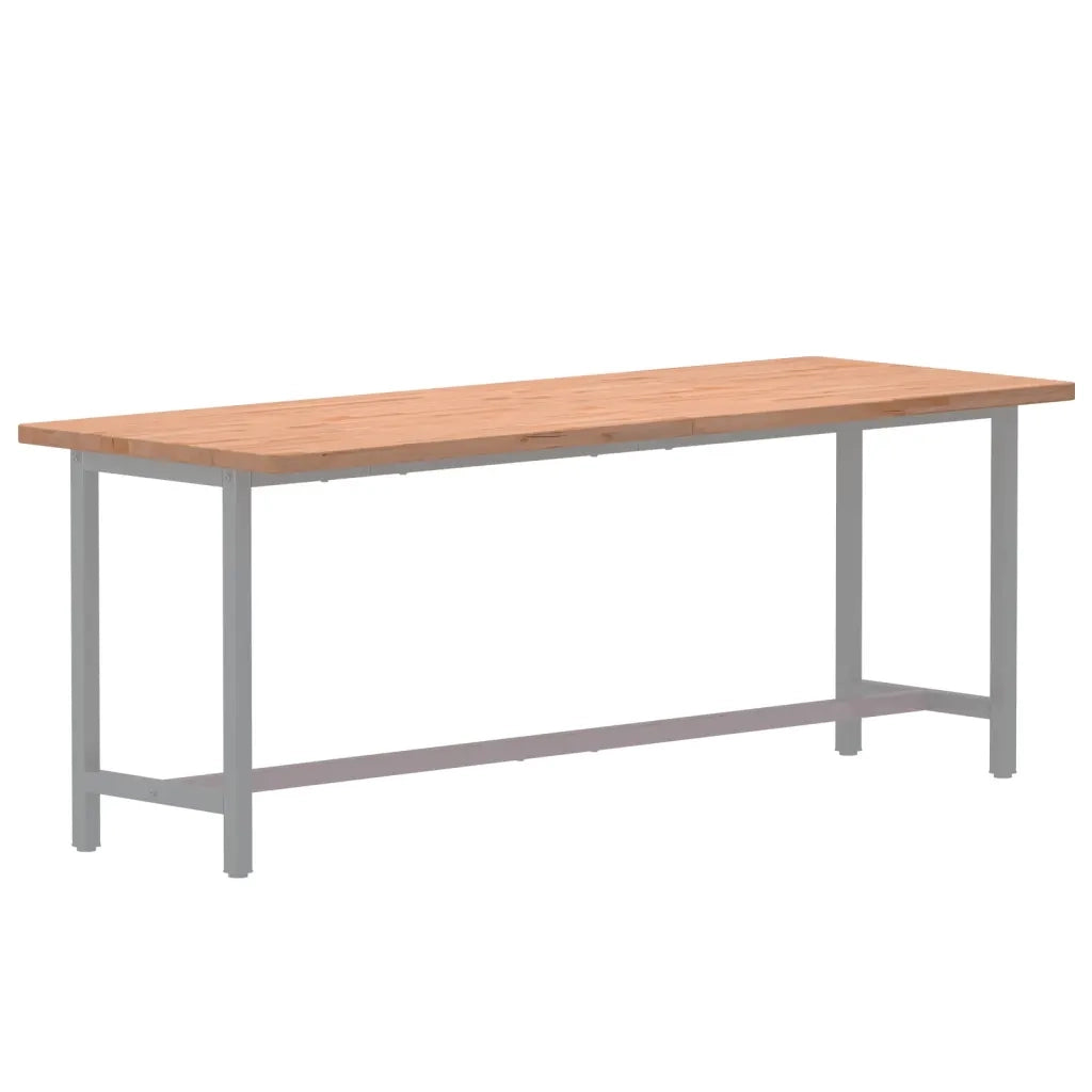Piano Tavolo | Superficie Tavolo | Piano Scrivania 150x55x2,5 cm in Legno Massello di Faggio