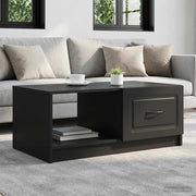 Tavolino da salotto Nero 90 x 50 x 37 cm Legno ingegnerizzato 895876