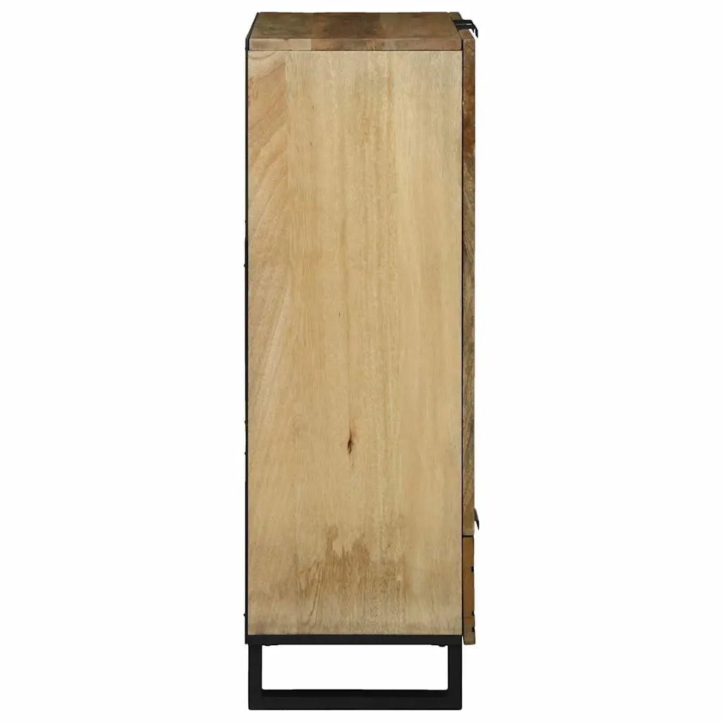 Highboard Marrone 60 x 33 x 100 cm legno massello di mango 4017966