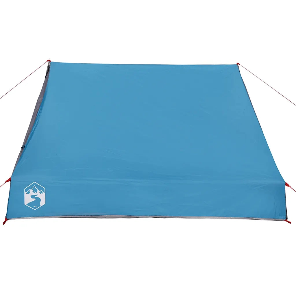 Tenda da Campeggio Telaio ad A per 2 Persone Blu Impermeabile 94756