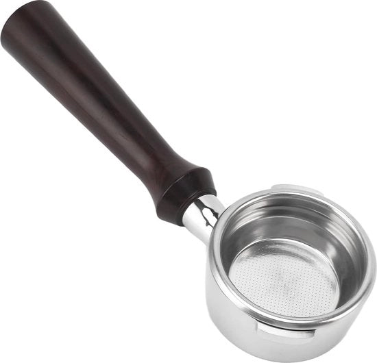 Supporto per Filtro Espresso da 58 mm con Orecchio Doppio e Senza Base - Acciaio Inossidabile