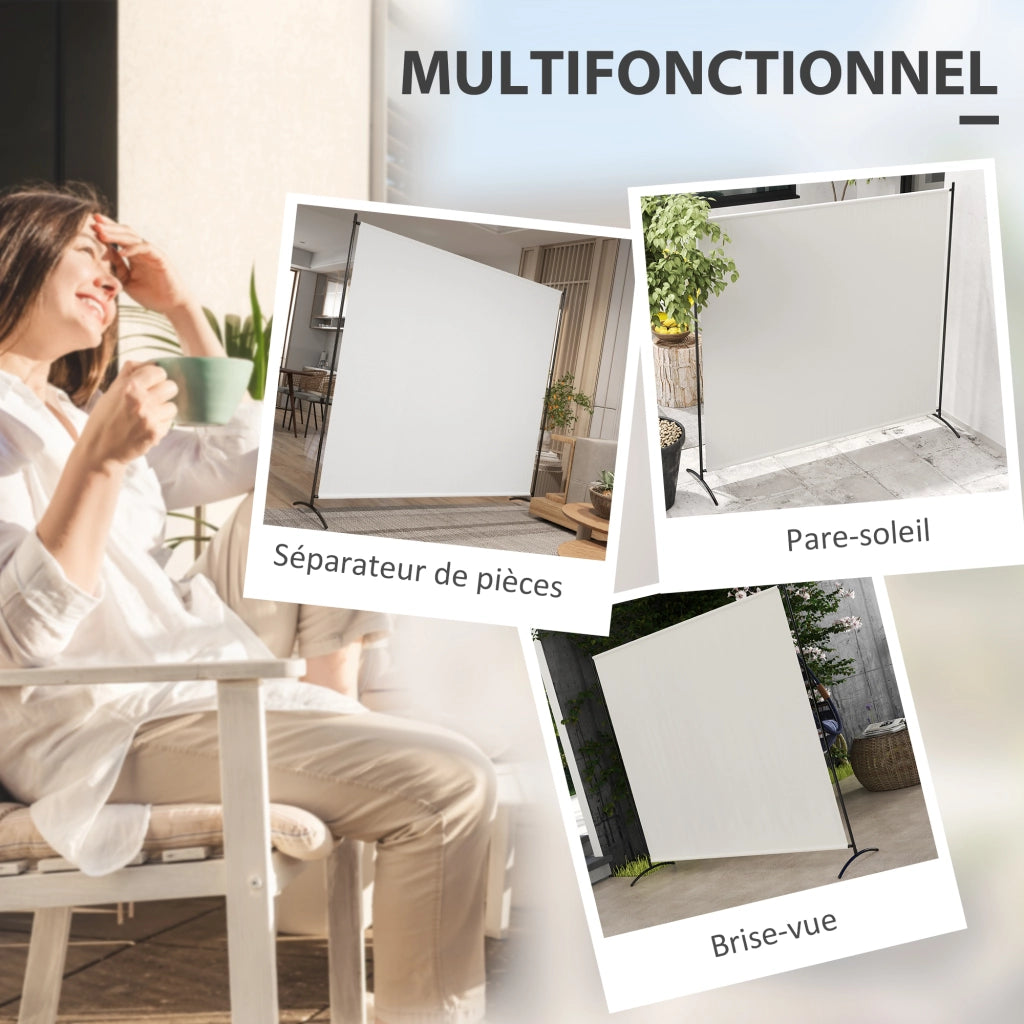 Paravento per Esterno ¨C zephmum ¨C Beige 180H cm