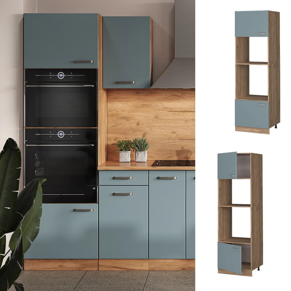 Vicco Set mobili bagno Grigio-blu 60 cm