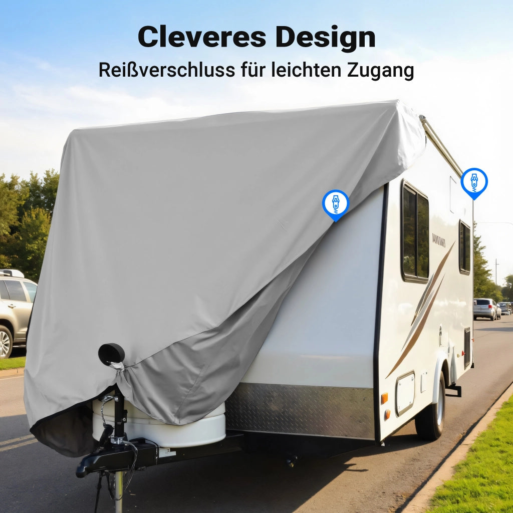 Telo di protezione per roulotte Taglia S 426x225x220 cm Copertura per roulotte Telo copri caravan